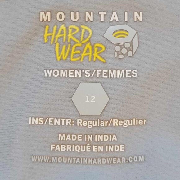 Mountain Hardwear Pants Womens Size 12 Black Hiking Climbing Convertible Zip Off - Picture 8 of 10